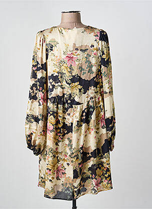 Rochie scurtă bej MANGO femeie