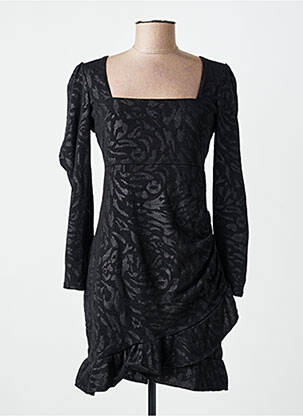 Rochie lungă negru MORGAN femeie