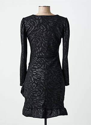 Rochie lungă negru MORGAN femeie