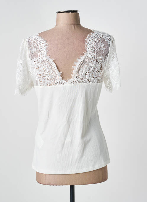 Top alb MORGAN femeie