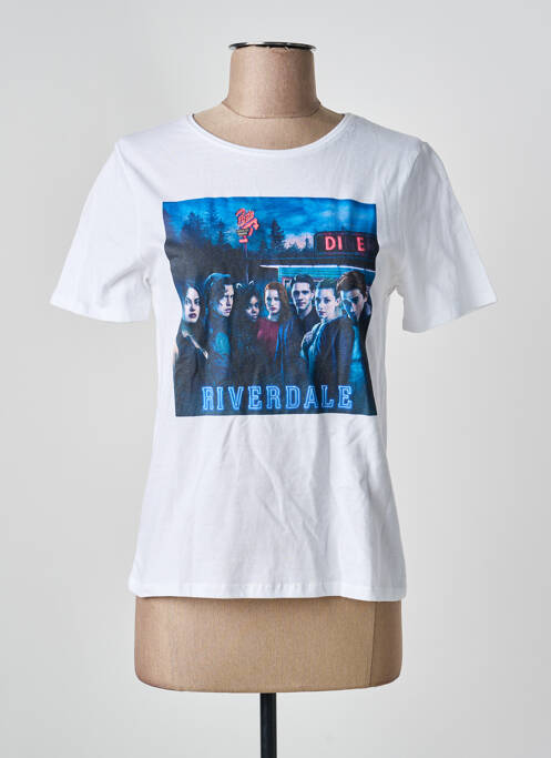 Tricou alb RIVERDALE femeie