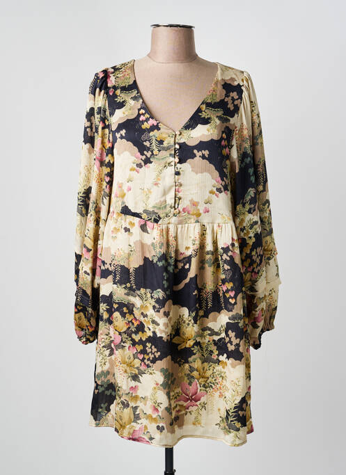 Rochie scurtă bej MANGO femeie