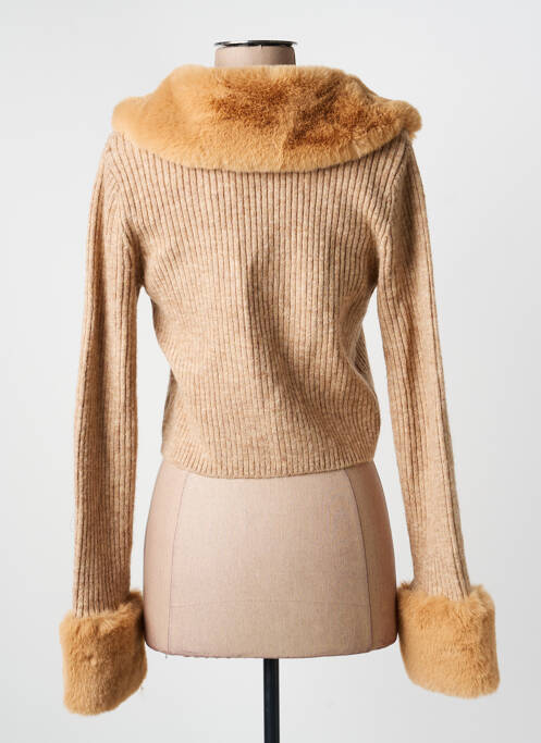 Vestă cu mâneci lungi maro MANGO femeie