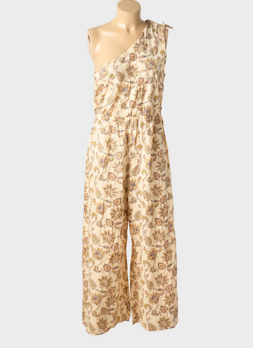 Salopetă-pantalon bej MANGO femme