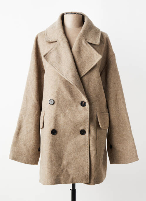 Palton lung bej YUGEN femme