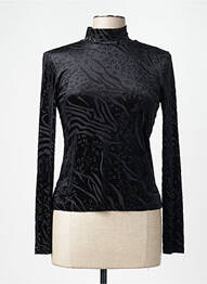 Pulover cu guler înalt negru VERO MODA femeie