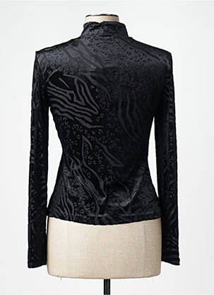 Pulover cu guler înalt negru VERO MODA femeie
