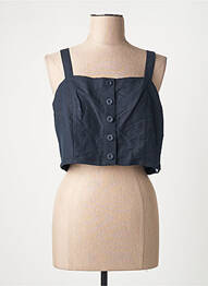 Top albastru SUPERDRY femme