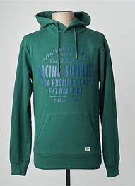 Hanorac cu glugă verde PETROL INDUSTRIES homme