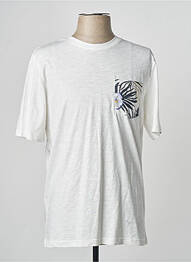Tricou alb JACK & JONES bărbat
