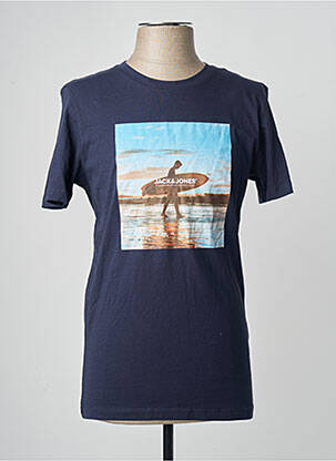 Tricou albastru JACK & JONES bărbat