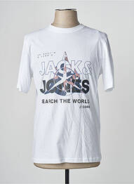 Tricou alb JACK & JONES homme