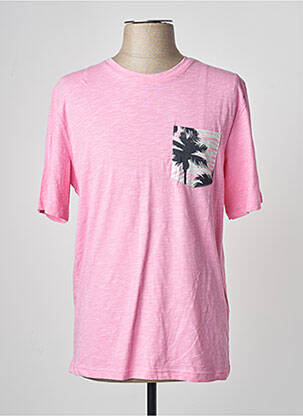 Tricou roz JACK & JONES bărbat