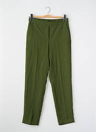 Pantalon drept verde MANGO femeie
