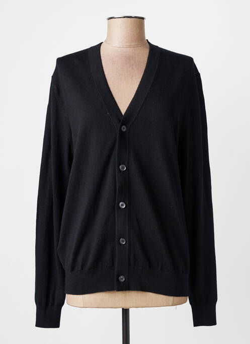 Vestă cu mâneci lungi negru MANGO homme