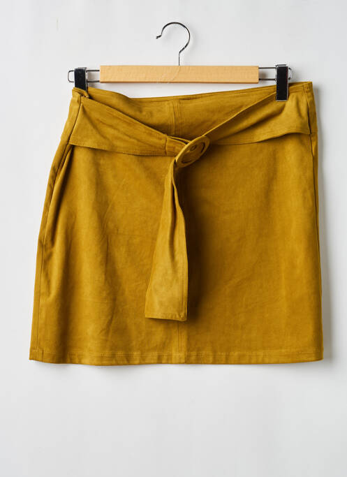 Fustă scurtă galben MOLLY BRACKEN femme