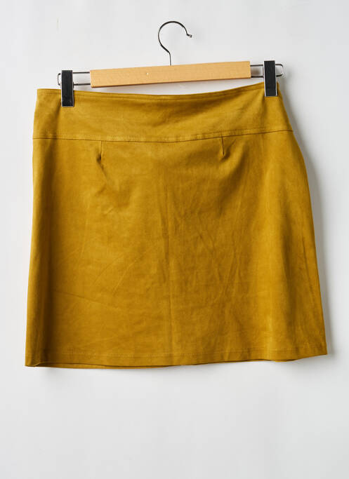 Fustă scurtă galben MOLLY BRACKEN femme