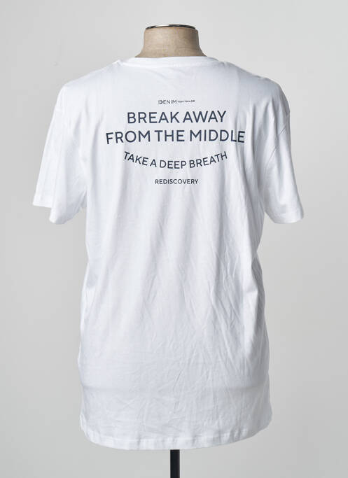 Tricou alb TOM TAILOR homme