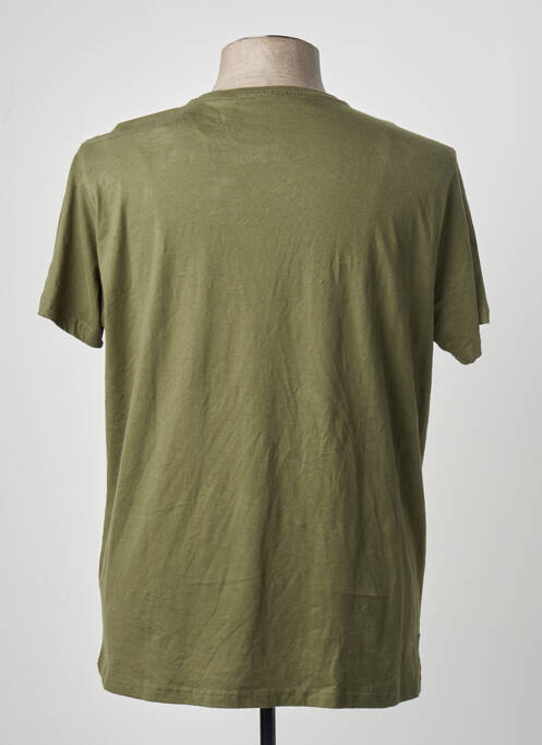 Tricou verde PETROL INDUSTRIES homme
