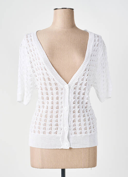 Vestă cu mâneci scurte alb MOLLY BRACKEN femeie