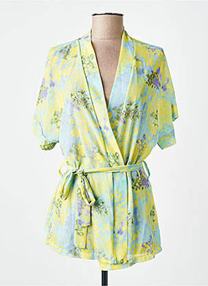 Vestă cu mâneci scurte galben BELLITA femme