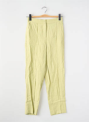 Pantalon drept galben MANGO femeie