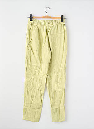 Pantalon drept galben MANGO femeie
