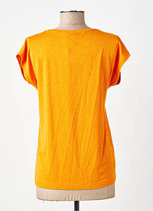 Tricou portocalie PIECES femeie
