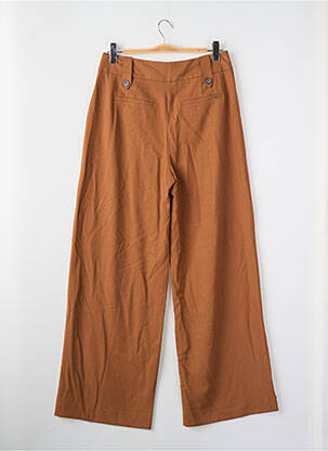 Pantalon larg maro MEXX femeie