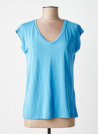 Tricou albastru PIECES femeie
