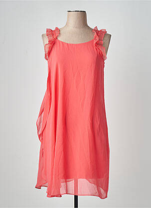 Rochie scurtă portocalie NAF NAF femeie