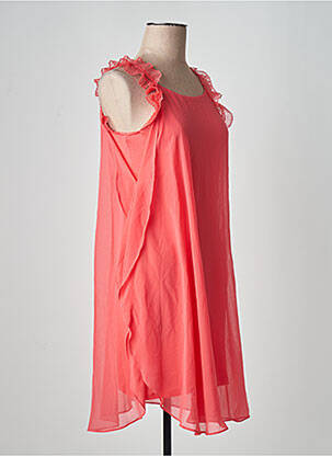 Rochie scurtă portocalie NAF NAF femeie