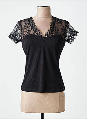 Top negru MORGAN femme