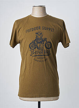 Tricou verde PETROL INDUSTRIES bărbat
