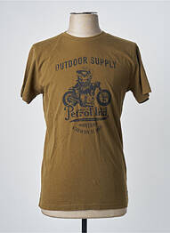 Tricou verde PETROL INDUSTRIES bărbat