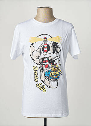 Tricou alb JACK & JONES bărbat