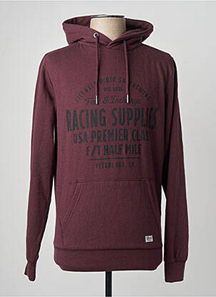 Hanorac cu glugă roșu PETROL INDUSTRIES homme