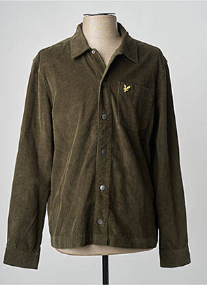 Cămașă cu mâneci lungi verde LYLE & SCOTT bărbat