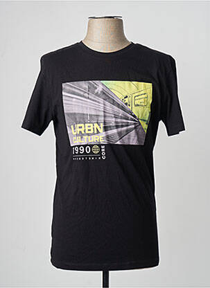 Tricou negru JACK & JONES bărbat