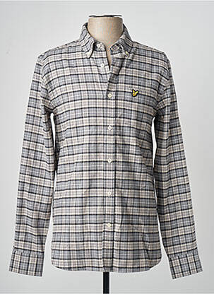 Cămașă cu mâneci lungi gri LYLE & SCOTT bărbat