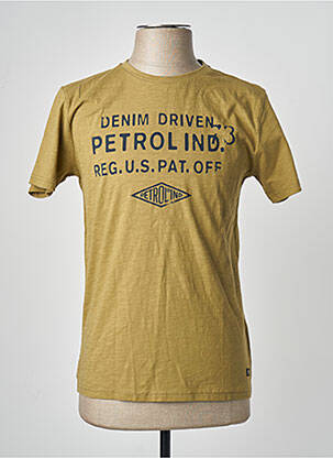 Tricou bej PETROL INDUSTRIES bărbat