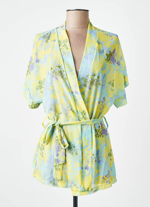 Vestă cu mâneci scurte galben BELLITA femme