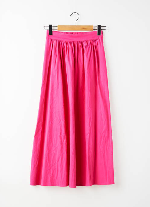 Fustă lungă roz MANGO femme