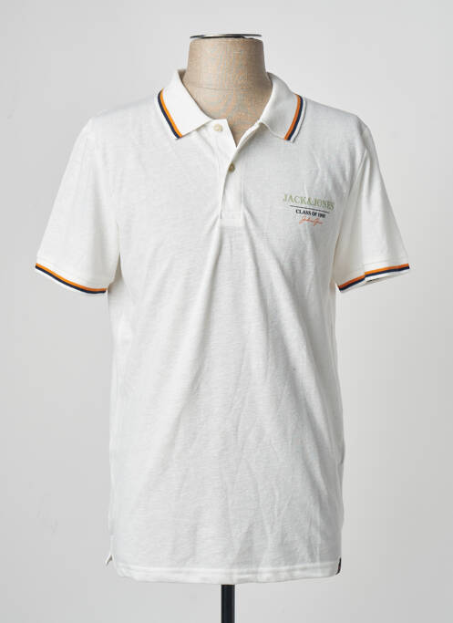 Polo alb JACK & JONES homme