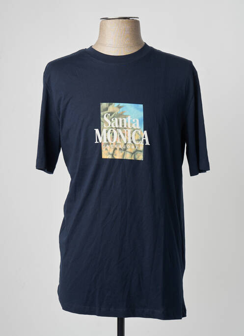 Tricou albastru JACK & JONES homme