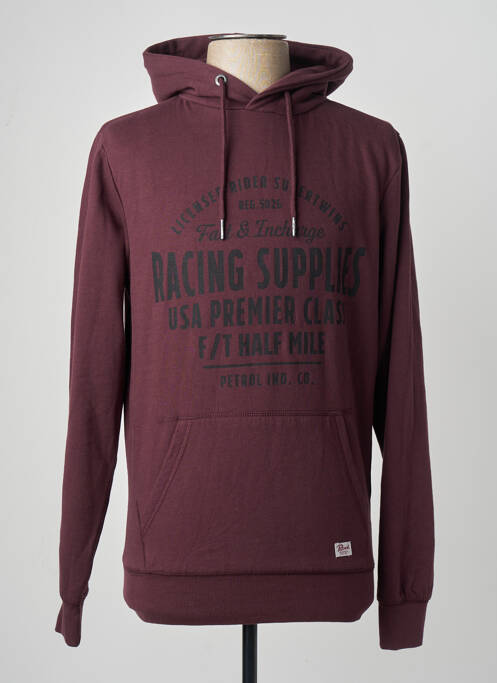 Hanorac cu glugă roșu PETROL INDUSTRIES homme