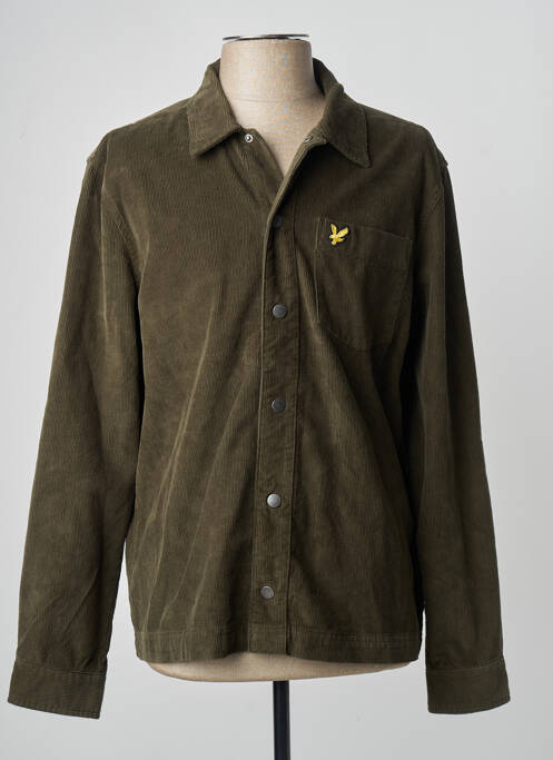 Cămașă cu mâneci lungi verde LYLE & SCOTT homme