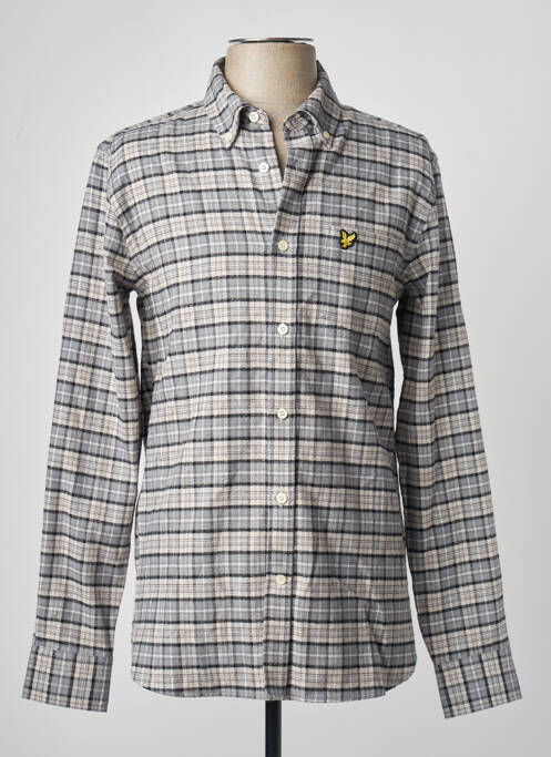 Cămașă cu mâneci lungi gri LYLE & SCOTT homme