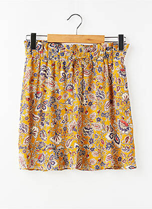 Fustă scurtă galben NAF NAF femme