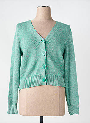 Vestă cu mâneci lungi verde VILA femeie